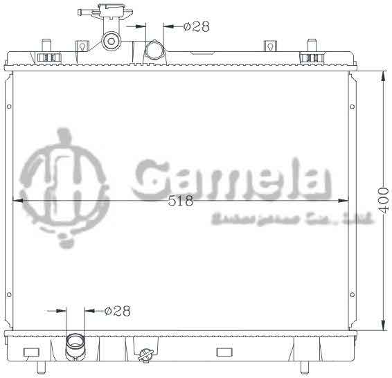 6118128NA - Radiator-for-SUZUKI-TIGER-2012-MT