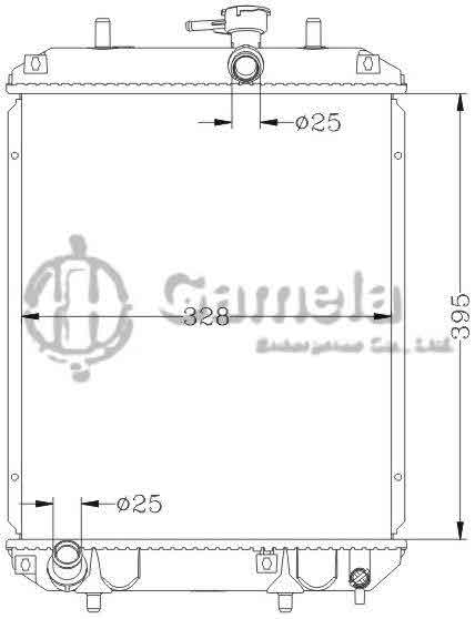 6119016N - Radiator-for-DAIHATSU-ESSE-05-MT