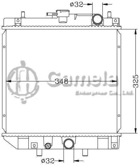 6119018N - Radiator-for-DAIHATSU-CHARADE-PYZAR-MT-OEM-16400-87776-000