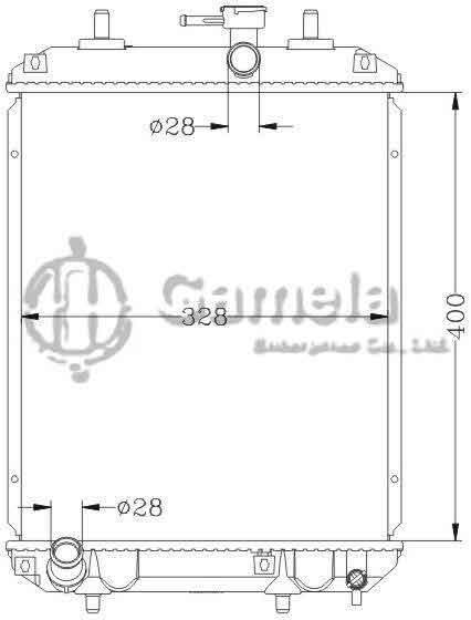 6119022N - Radiator-for-DAIHATSU-CHARADE-03-L250-L260-MT