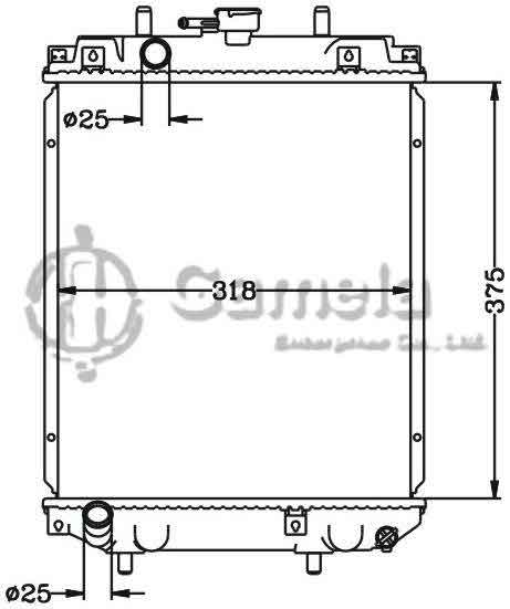 6119026N - Radiator-for-DAIHATSU-MIRA-OPTI-MOVE-STORIA-98-MT-OEM-16400-97202-000-97209-000-16400-97210-000