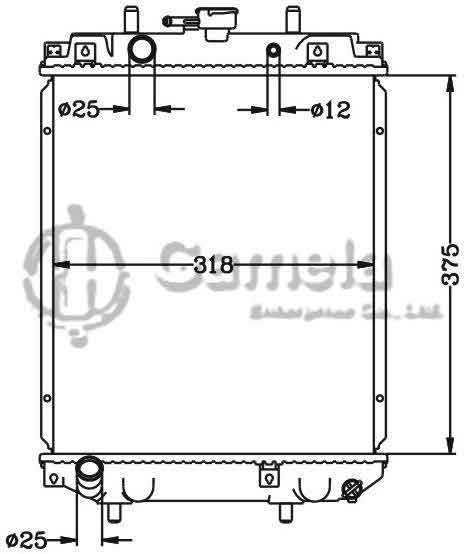 6119028N - Radiator-for-DAIHATSU-MIRA-OPTI-MOVE-98-01-MT-OEM-16400-97207-000-16400-97214-000