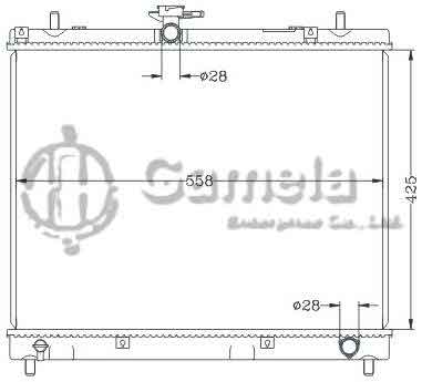 6119048NA - Radiator-for-TOYOTA-RUSH-08-MT-DAIHATSU-BE-GO-06-MT-OEM-16400-B1140