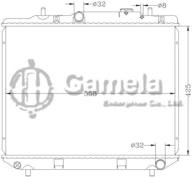 6119049NA - Radiator-for-DAIHATSU-PRAMUKA-02-MT