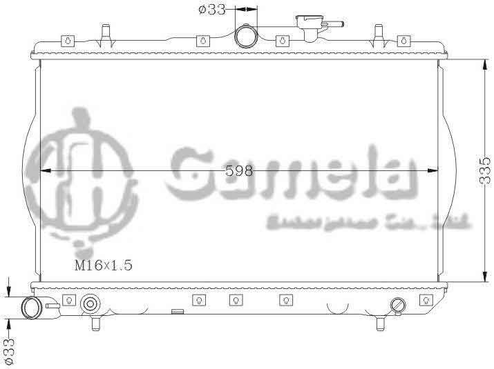 6121002N - Radiator-for-HYUNDAI-ACCENT-EXCEL-96-99-MT-OEM-25310-22005-22025