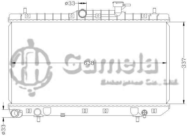 6121004N - Radiator-for-HYUNDAI-ACCENT-99-MT