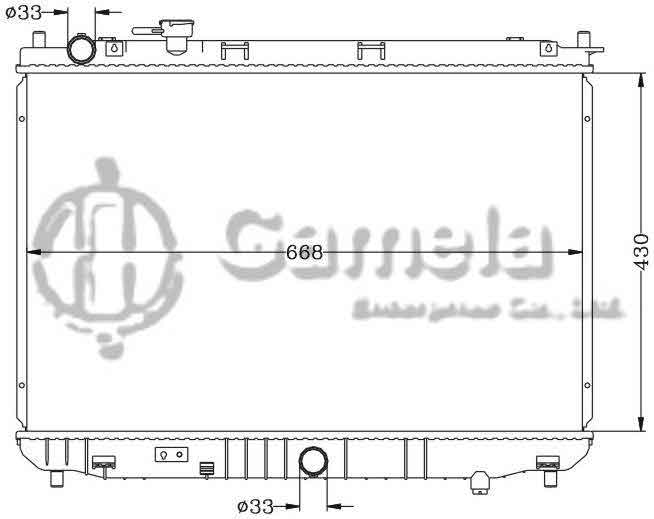 6121078AN - Radiator-for-HYUNDAI-KIA-CARENS-MPV-2-0-02-MT