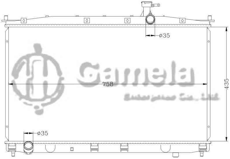 6121088AN - Radiator-for-HYUNDAI-SANTAFE-07-MT