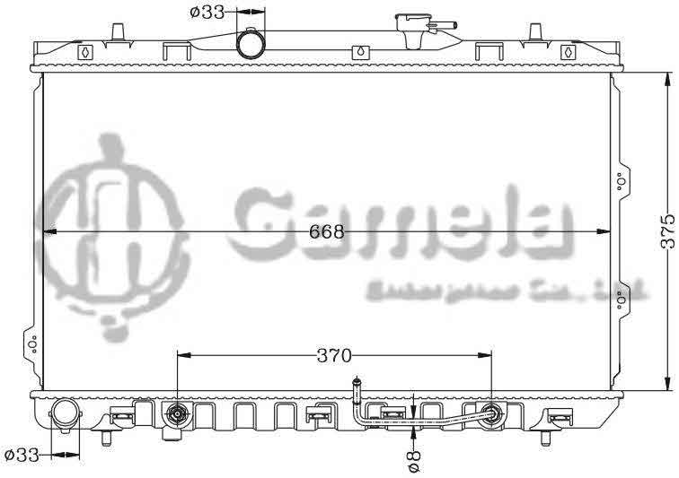 6121099AN - Radiator-for-HYUNDAI-SPECTRA-04-09-AT