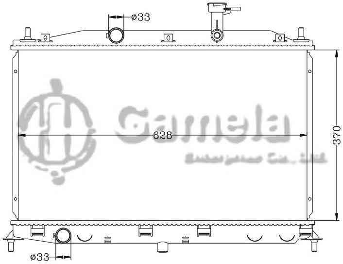 6121104N - Radiator-for-HYUNDAI-ACCENT-07-10-MT