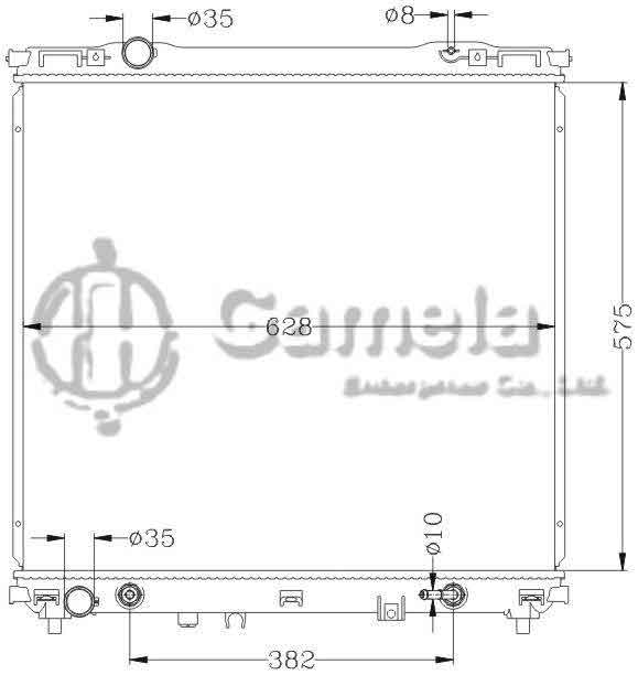 6121105N - Radiator-for-HYUNDAI-SORENTO-3-5L-V6-03-06-AT-DPI-2585