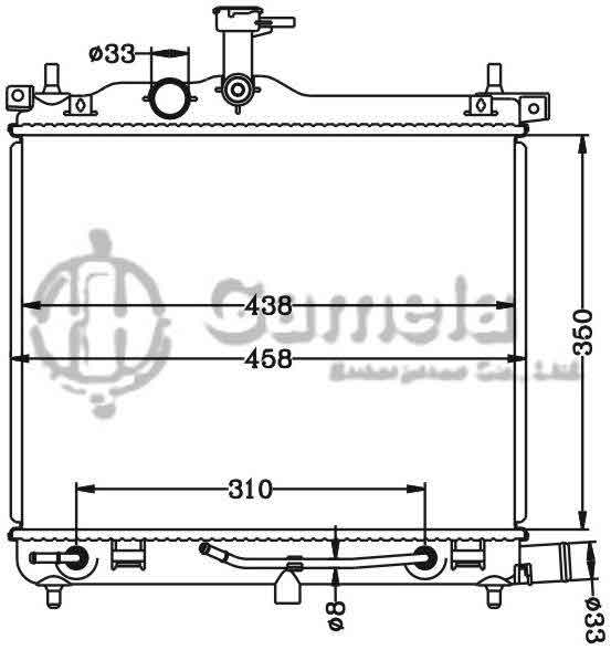 6121109N - Radiator-for-HYUNDAI-i10-09-AT