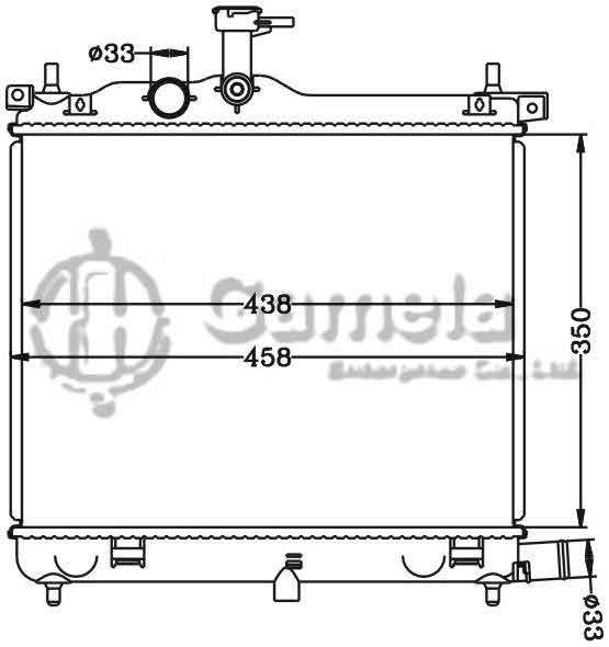 6121110N - Radiator-for-HYUNDAI-i10-09-MT