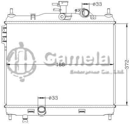 6121127NA - Radiator-for-HYUNDAI-GETZ-1-5CRDi-02-MT-OEM-25310-1C300