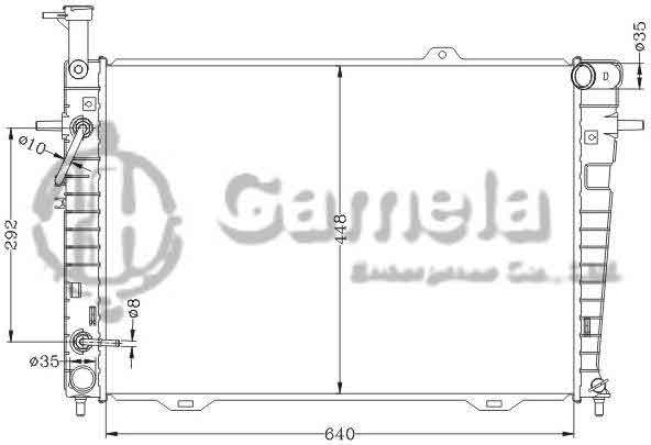 6121140NA - Radiator-for-HYUNDAI-TUCSON-04-AT-HYUNDAI-KIA-SPORTAGE-04-AT-OEM-25310-2E100-2E400-2E800-DPI-2785