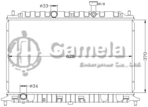 6121146NA - Radiator-for-HYUNDAI-KIA-RIO-RIO5-06-11-MT