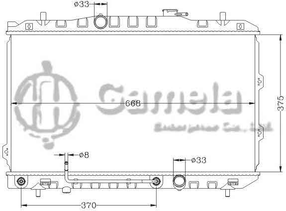 6121157NA - Radiator-for-HYUNDAI-KIA-CERATO-07-AT