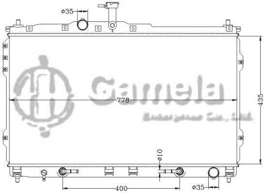 6121163NA - Radiator-for-HYUNDAI-STAREX-2-5-08-AT-OEM-25310-4H550