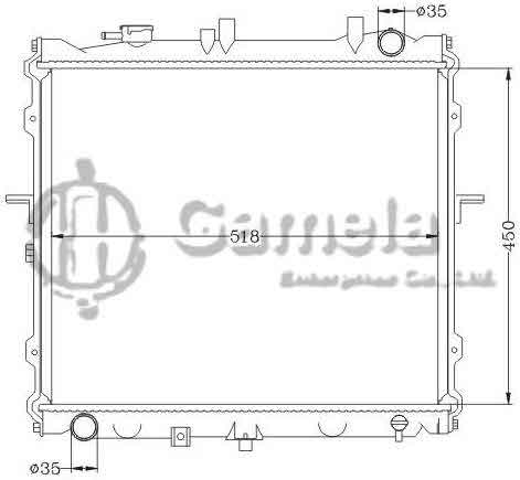 6121168NA - Radiator-for-HYUNDAI-KIA-SPORTAGE-99-MT-OEM-0K012-15-200A-DPI-2057