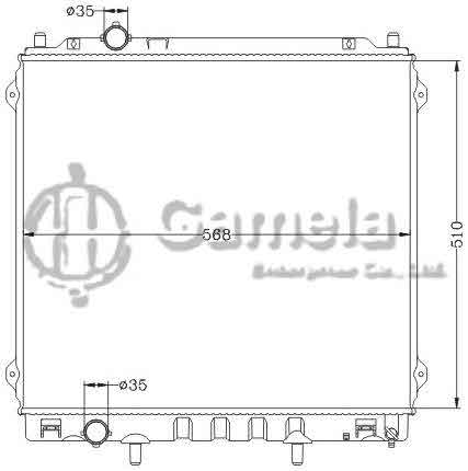 6121178NA - Radiator-for-HYUNDAI-TERRACAN-2-9-CRDi-01-MT-OEM-25310-H1920-H1940