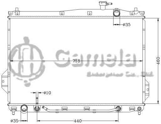 6121181NA - Radiator-for-HYUNDAI-VERA-CRUZ-3-8L-V6-07-11-AT-OEM-25310-3J100-3J500-DPI-2959