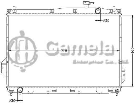 6121182NA - Radiator-for-HYUNDAI-VERA-CRUZ-3-8L-V6-07-11-MT