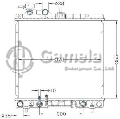 6121187NA - Radiator-for-HYUNDAI-ATOS-98-AT