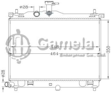 6121192NA - Radiator-for-HYUNDAI-i10-09-MT-OEM-25310-0X500-0X000