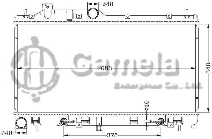 6122001AN - Radiator-for-SUBARU-LEGACY-EJ25-03-AT-OEM-45111-AG000-AG001