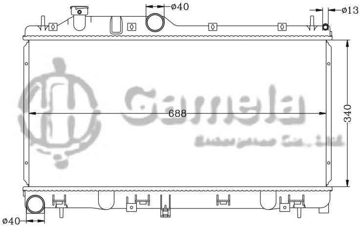 6122004AN - Radiator-for-SUBARU-LEGACY-EJ20-03-MT-OEM-45111-AG030-AG031