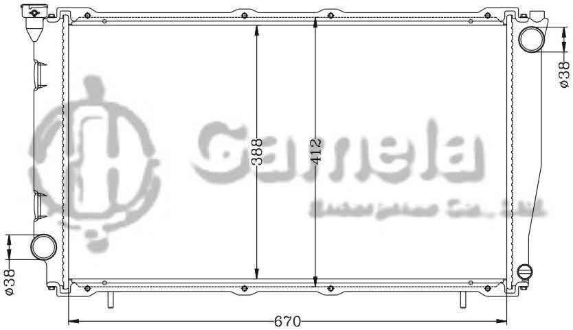 6122008N - Radiator-for-SUBARU-LEGACY-LIBERTY-BF5-MT-OEM-45199-AC210