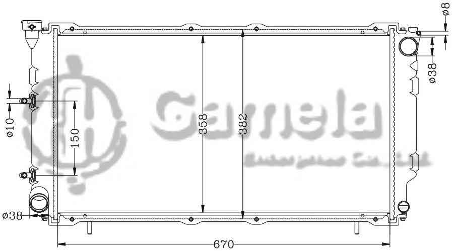 6122009AN - Radiator-for-SUBARU-LEGACY-AT