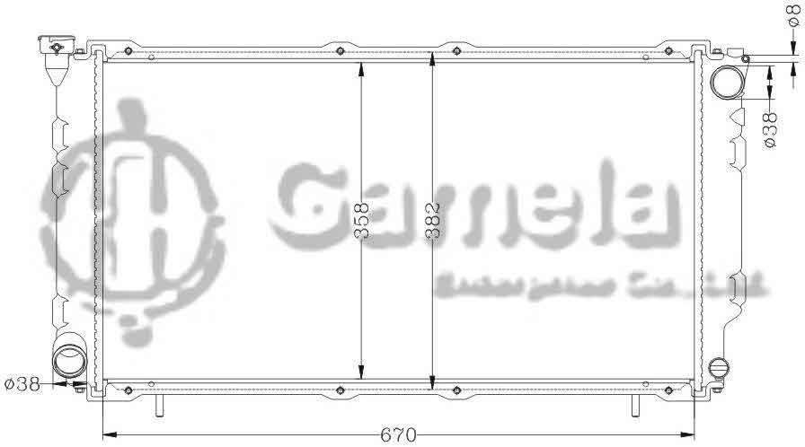 6122010AN - Radiator-for-SUBARU-LEGACY-MT