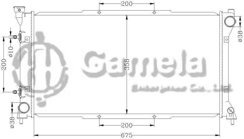 6122013N - Radiator-for-SUBARU-LEGACY-94-98-RHD-AT-OEM-45199-AC070-AC071-DPI-1839-1853