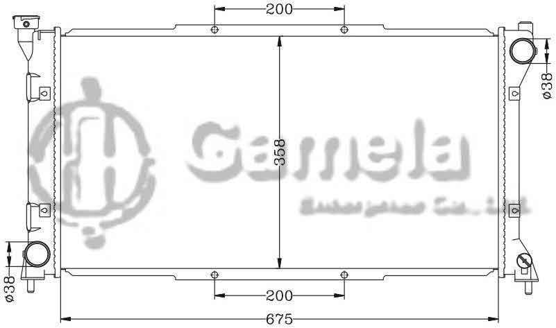 6122014N - Radiator-for-SUBARU-LEGACY-94-98-RHD-MT-OEM-45199-AA190-AC040-AC041-DPI-2177