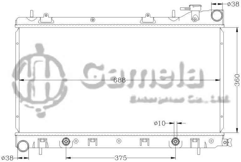 6122027N - Radiator-for-SUBARU-IMPREZA-02-AT-DPI-2674