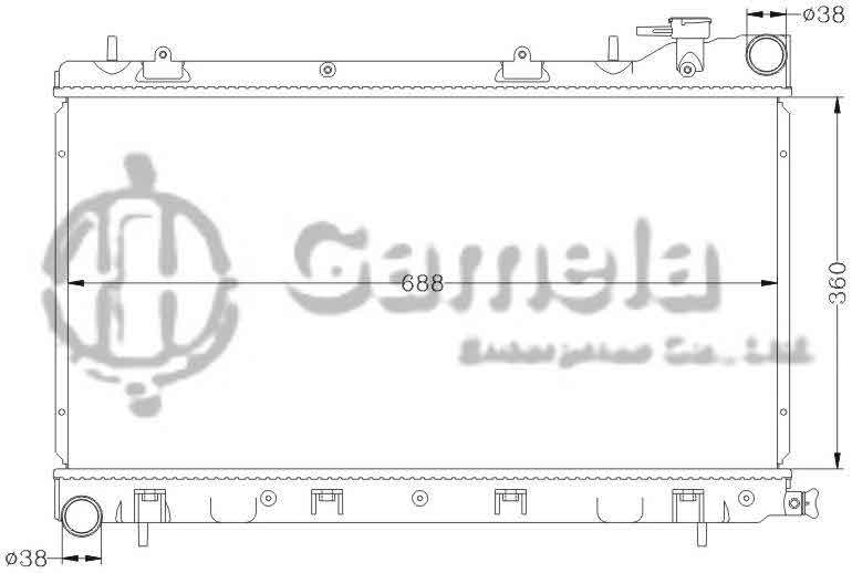 6122028AN - Radiator-for-SUBARU-IMPREZA-02-MT