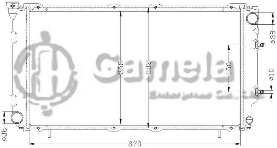 6122034N - Radiator-for-SUBARU-LEGACY-MT