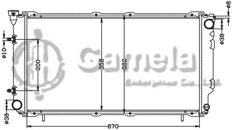 6122037N - Radiator-for-SUBARU-LEGACY-AT