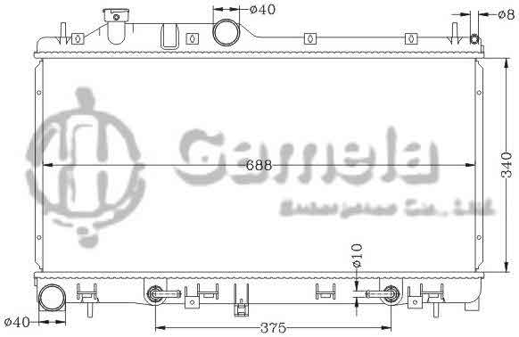 6122045NA - Radiator-for-SUBARU-IMPREZA-08-12-AT