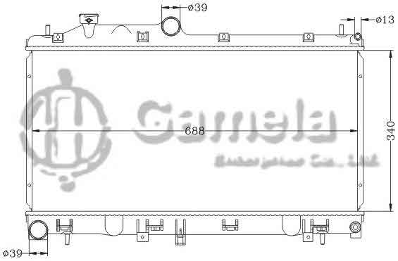 6122048NA - Radiator-for-SUBARU-FORESTER-09-MT