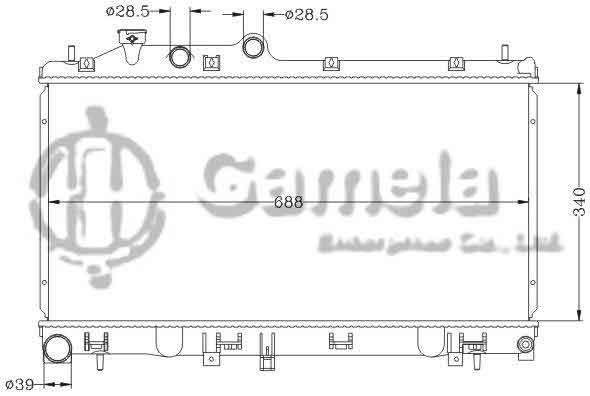 6122050NA - Radiator-for-SUBARU-LEGACY-09-MT-SUBARU-OUTBACK-09-MT