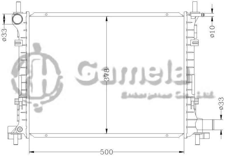 6131021AN - Radiator-for-FORD-FIESTA-Zhong-Qing-Jia-Nian-Hua-MT