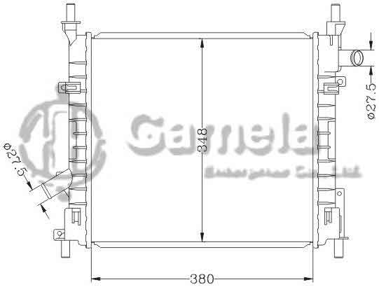 6131053ANA - Radiator-for-FORD-KA-1-3L-02-08-MT-OEM-1231795-1S5H-8005-BB