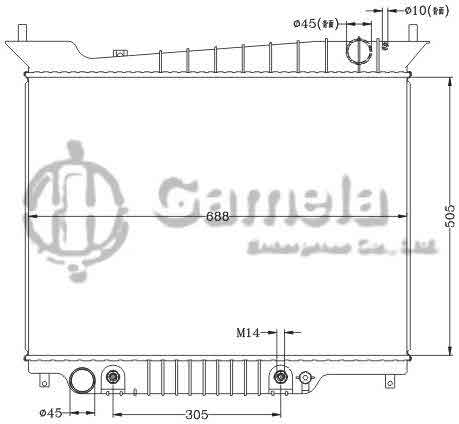 6131057ANA - Radiator-for-FORD-EXPEDITION-03-04-AT-FORD-LINCOLN-NAVIGATOR-03-04-AT-DPI-2609