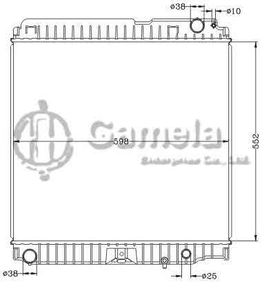 6131061ANA - Radiator-for-FORD-LINCOLN-AVIATOR-03-05-MT-DPI-2603