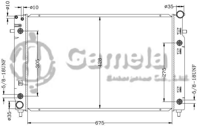 6132040N - Radiator-for-GMC-COMMODORE-VX-V8-AT