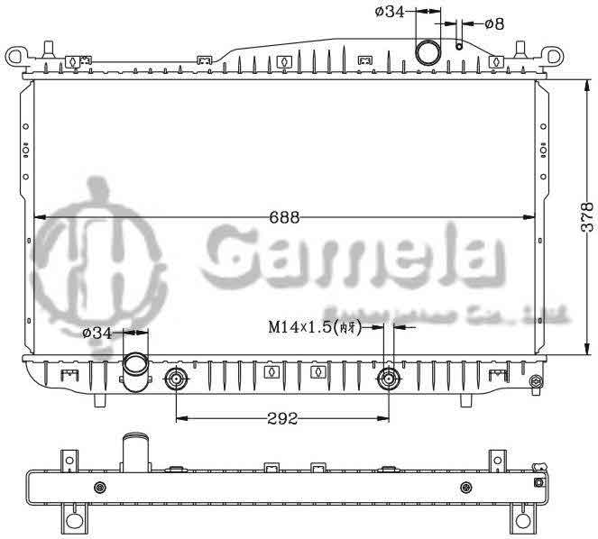 6132045N - Radiator-for-GMC-CHEVROLET-EPICA-08-AT