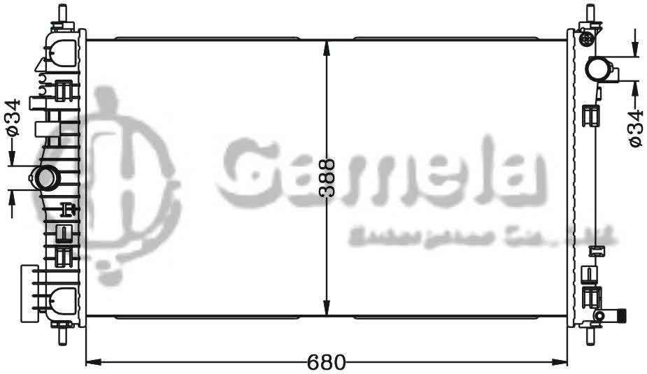 6132052N - Radiator-for-GMC-BUICK-REGAL-09-MT
