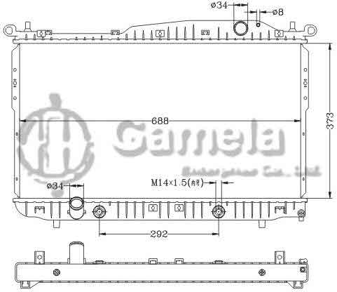 6132065NA - Radiator-for-GMC-CHEVROLET-EPICA-08-AT